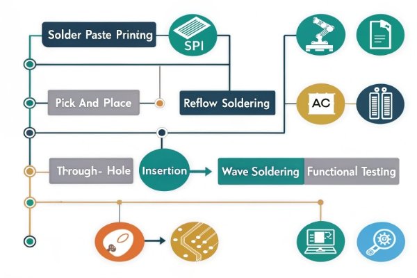 PCBA Process Steps 8 steps of PCBA process flow chart